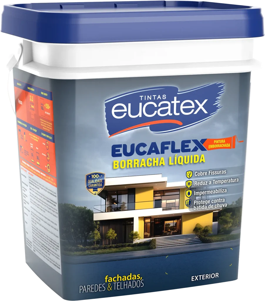 Eucatex Acrílico Fosco Borracha Liquida Balde 20Kg