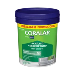 Imagem - Acrílico Fosco Coralar Coral (Branco) - Balde 20L - Rio do Pincel