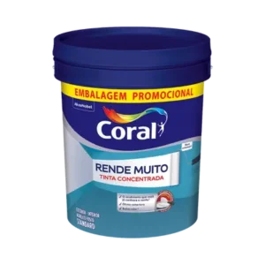 Imagem - Acrílico Fosco Rende Muito Coral (Branco) - Balde 20L - Rio do Pincel