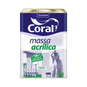 Imagem - Massa Acrílica Coral - Lata 25Kg - Rio do Pincel